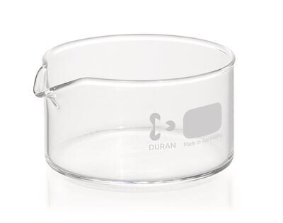 Plats de cristallisation DURAN® avec bec verseur, 150 ml, 80 mm, 10 Pièce(s)