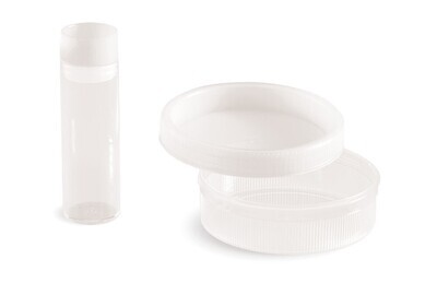 Sample vessels Sample tub with screw-cap closure, non-sterile, 200 Piece(s)