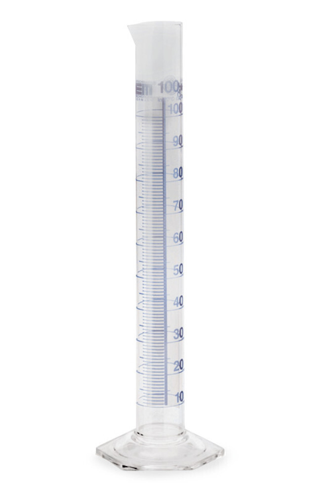 Measuring cylinders class A blue graduations, 500 ml, 2 Piece(s)