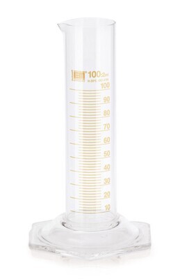 Measuring cylinders class B, brown graduations, 500 ml, 2 Piece(s)