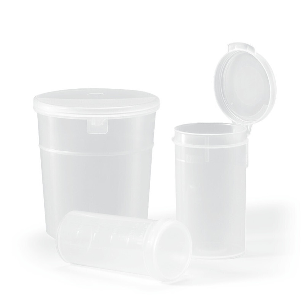 Cubeta de muestra ROTILABO® con tapa a presión, 90 ml, no estéril, 350 pieza(s)