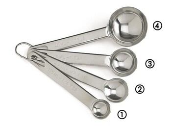 Juego de cucharas medidoras ROTILABO®, 1 juego