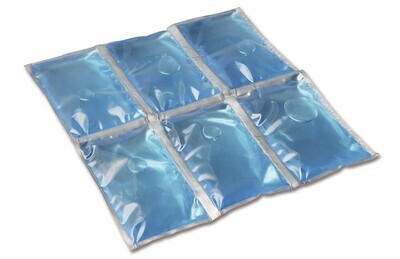 Cooling elements Flexi FreezPack®, Outer length, 300 mm, 4 x 3, 10 Piece(s)