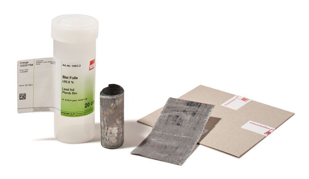 Lead foil, 20 cm, 20 cm