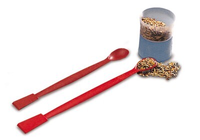 Spoon spatulas plastic, 1.5 ml, 180 mm, 10 Piece(s)