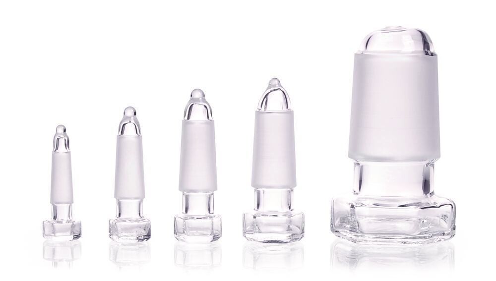 Stopper with standard taper hollow glass, 19/26, 10 Piece(s)