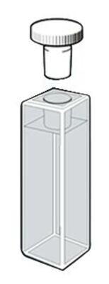 ROTILABO®-Präzisions-Glasküvette, Makro, Optisches Spezialglas, Stopfen, 3,5 ml, 1 Stück