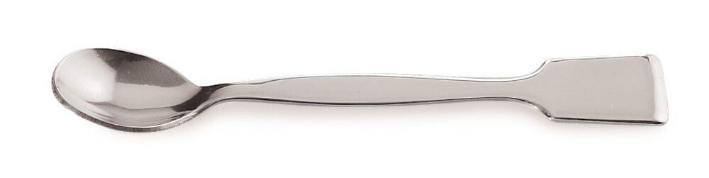 Spoon spatulas with flat handle, 20 mm, 120 mm, 1 Piece