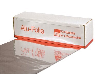 Aluminium foil ROTILABO®, 30 µm, 500 mm, 100 m, 1 Piece