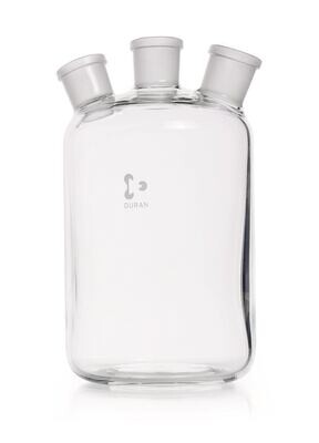 Woulff&#39;sche Flasche, mit 3 NS-Hälsen, DURAN®, 1000 ml, 1 Stück