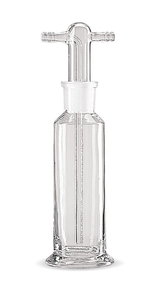 Gas wash bottle, Without filter plate, 250 ml, 1 Piece