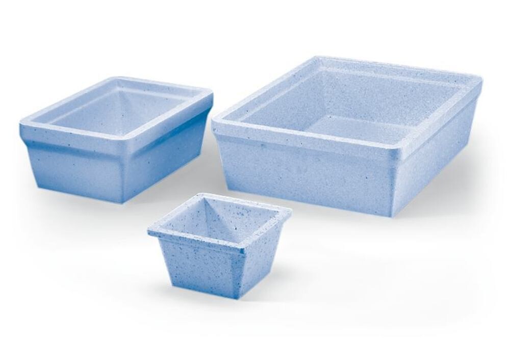 Ice container square, 9 l, 335 x 435 x 130 mm, blue, 1 Piece