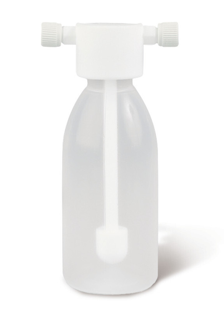 Gas wash bottle made from fluoroplastics, 250 ml, Height, 175 mm, 1 Piece