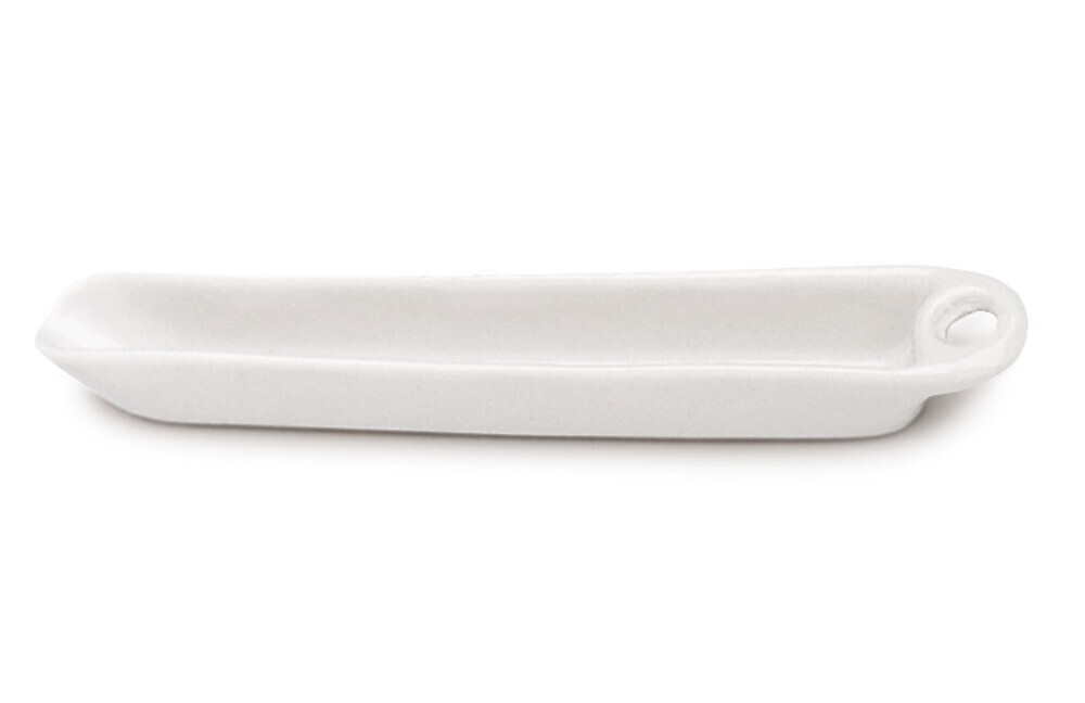 Combustion boats glazed, 100 mm, 12 mm, Height, 10 mm, 1 Piece