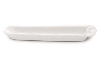 Combustion boats glazed, 100 mm, 12 mm, Height, 10 mm, 1 Piece