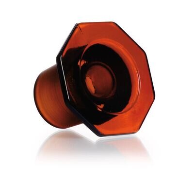 Stopper with standard taper brown glass, DURAN® glass, semi-hollow, 45/40, 1 Piece