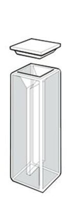 ROTILABO®-Präzisions-Glasküvette, Mikro, Optisch. Spezialglas, Falzdeckel, 0,7 ml, 1 Stück