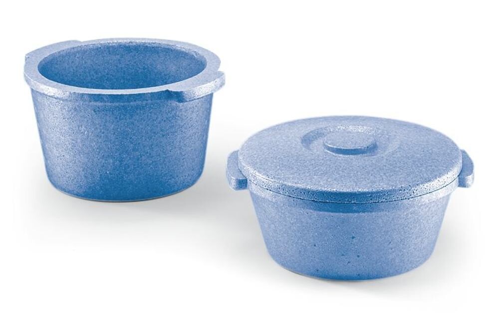 Bac à glaçons rond, 5,0 l, bleu, 1 pièce