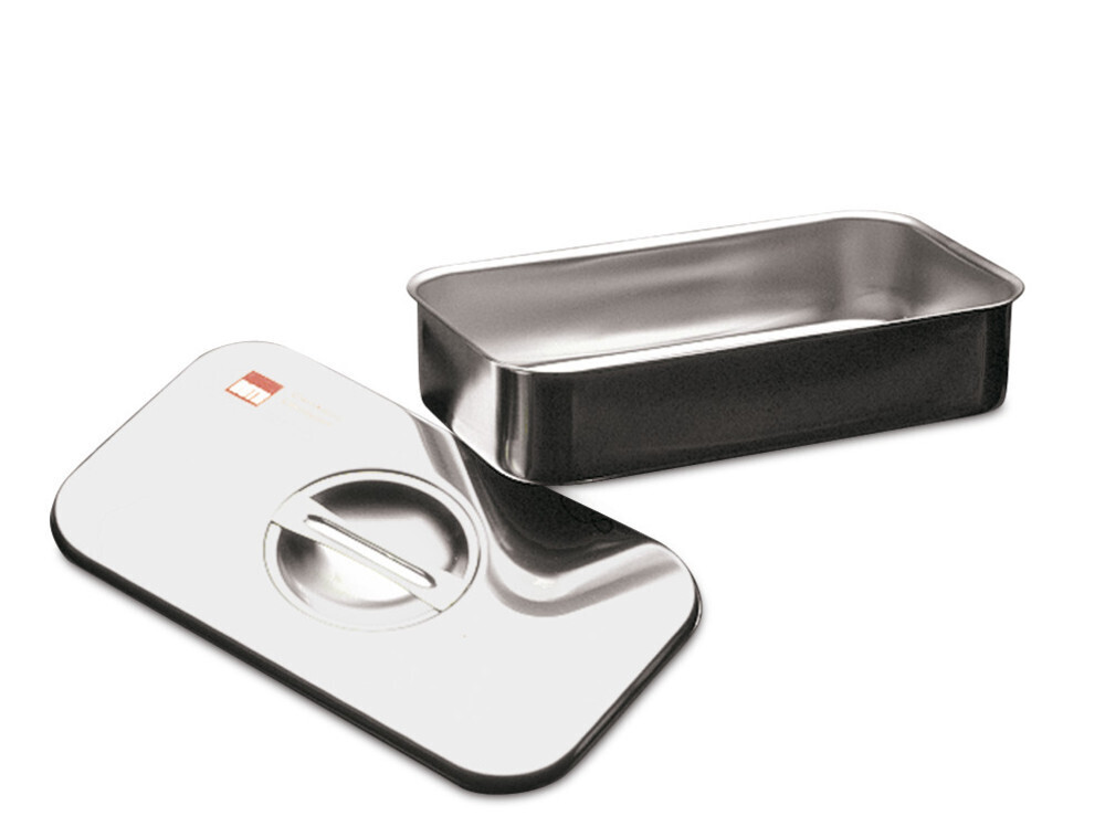 Piatto per strumenti ROTILABO® con coperchio, Lunghezza esterna, 315 mm, 65 mm, 1 Pezzo