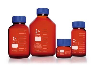 Bottiglia a bocca larga DURAN® GLS 80 Vetro marrone, 3500 ml, 1 Pezzo