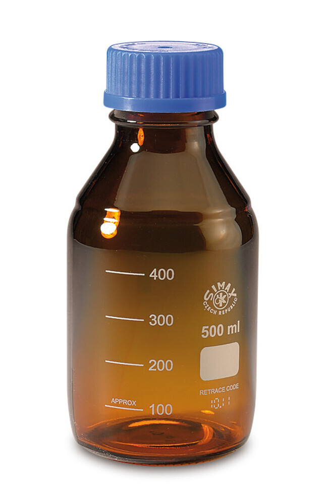 Bottiglia con tappo a vite ROTILABO® vetro marrone, 1000 ml, GL 45, 10 Pezzo(i)