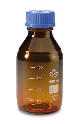 Flacon à vis ROTILABO® verre brun, 1000 ml, GL 45, 10 Pièce(s)