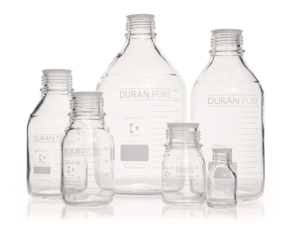 Screw top bottle DURAN® PURE Clear glass, 20000 ml, GL 45, 1 Piece
