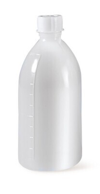 Enghalsflaschen, LDPE, graduiert, 250 ml, 4 Stück