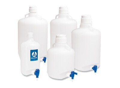 Carboy with tap Type 2317, PC, 20 l, 1 Piece