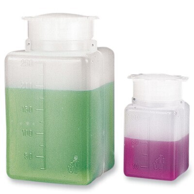 Flacon à col large carré, 100 ml, 10 Pièce(s)