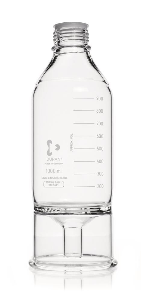 Flacon réservoir HPLC DURAN® GL 45, 1000 ml, 1 pièce