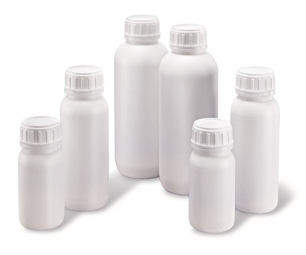 Rundhalsflasche, HDPE , mit PA-Barriereschicht, 250 ml, 252 Stück