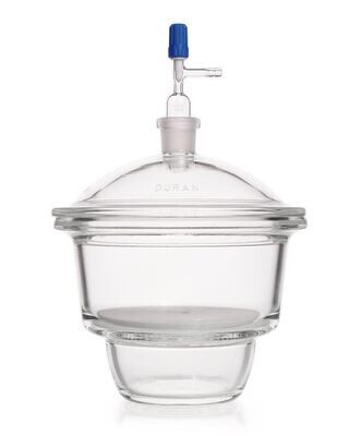 Set essiccatore DURAN® NOVUS con tubo (NS 24/29) e rubinetto nel coperchio, DN 200, 5,8 l, 1 Pezzo