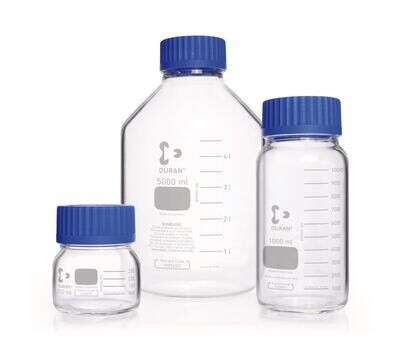 Wide mouth bottle DURAN® GLS 80 Clear glass, 3500 ml, 1 Piece