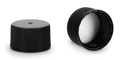 Accessoires bouchon à vis pour flacon à col étroit ROTILABO®, noir, 6 Pièce(s)