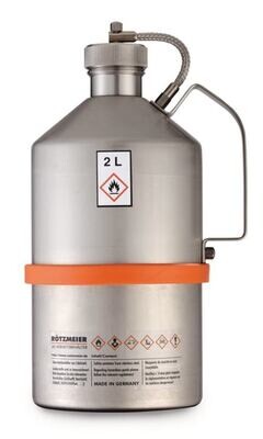 Safety laboratory canister non-polished, with screw cap and UN-X approval, 2 l, 02T, 1 Piece