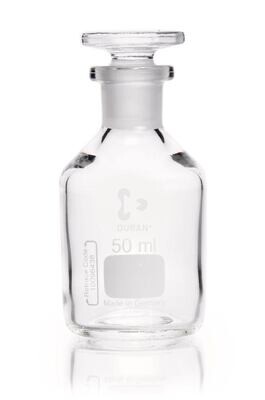 Narrow mouth bottle DURAN® with ground glass joint Clear glass, 50 ml, 1 Piece