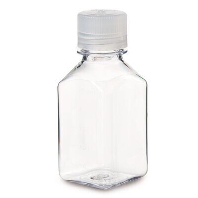 Botella de boca estrecha cuadrada, 250 ml, 38-430, 6 Pieza(s)