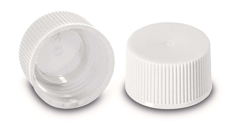 Accessoires bouchon à vis pour flacon à col étroit ROTILABO®, blanc, 6 Pièce(s)