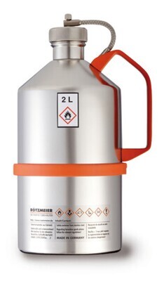 Safety laboratory canister polished, with screw cap and overpressure valve, 0.5 l, OHK, 1 Piece