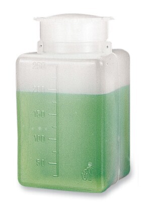Wide mouth bottle square, 250 ml, 10 Piece(s)