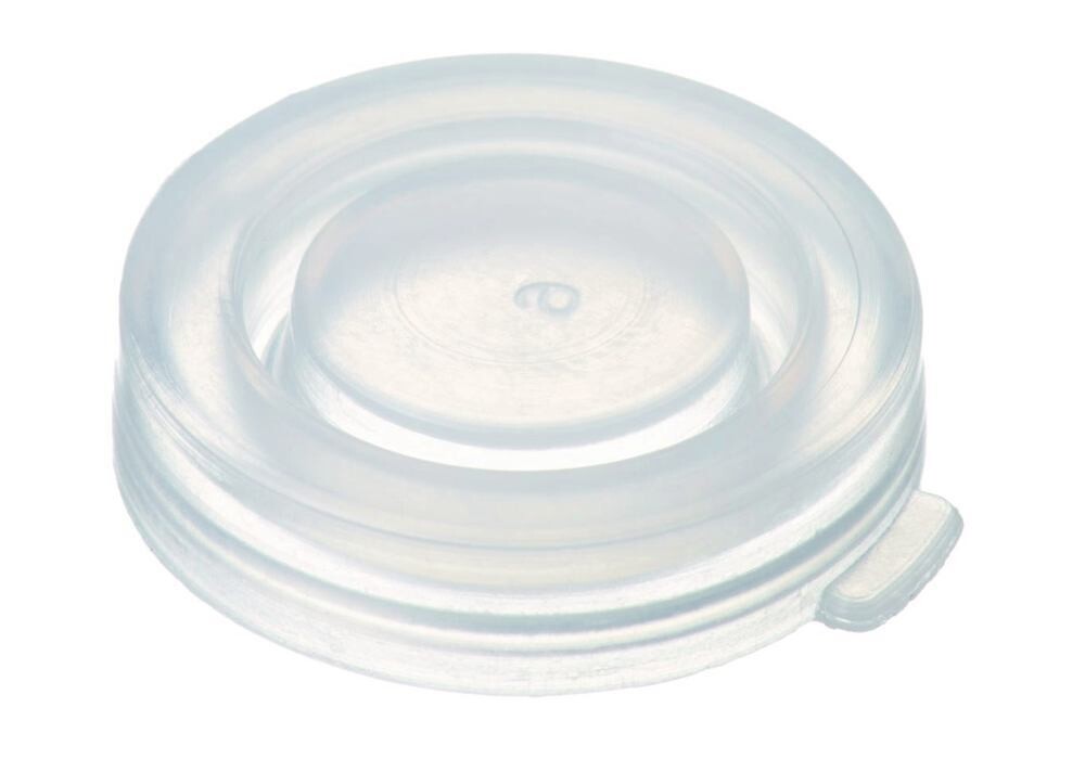 Accessories snap-on lid, Suitable for, Glass vials with rolled rim ND22, 100 Piece(s)