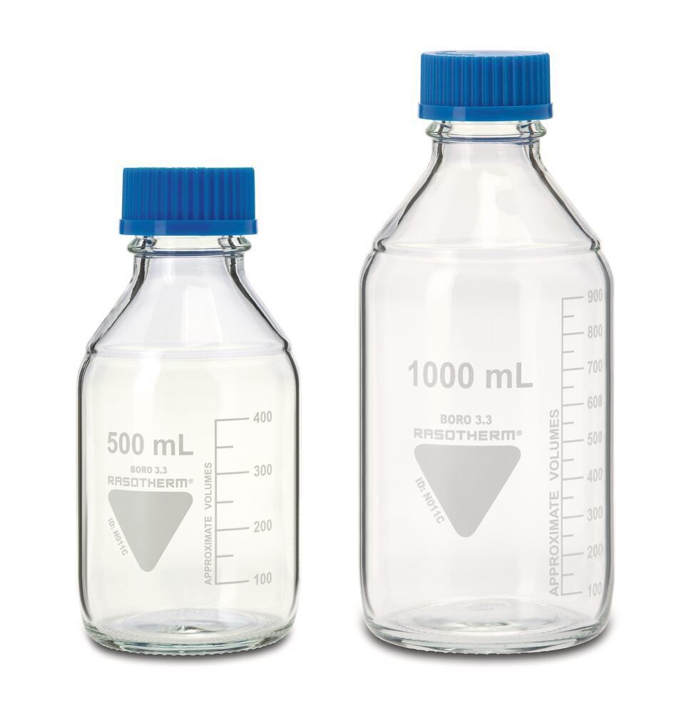 Screw top bottle RASOTHERM® clear glass, 5000 ml, 1 Piece