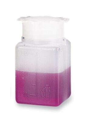 Wide mouth bottle square, 50 ml, 10 Piece(s)