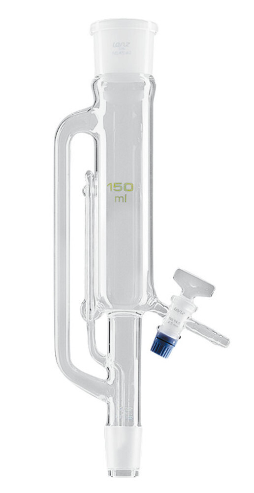 Soxhlet extractor with stopcock, 100 ml, 45/40, 1 Piece