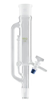 Extracteur Soxhlet avec robinet, 100 ml, 45/40, 1 pièce