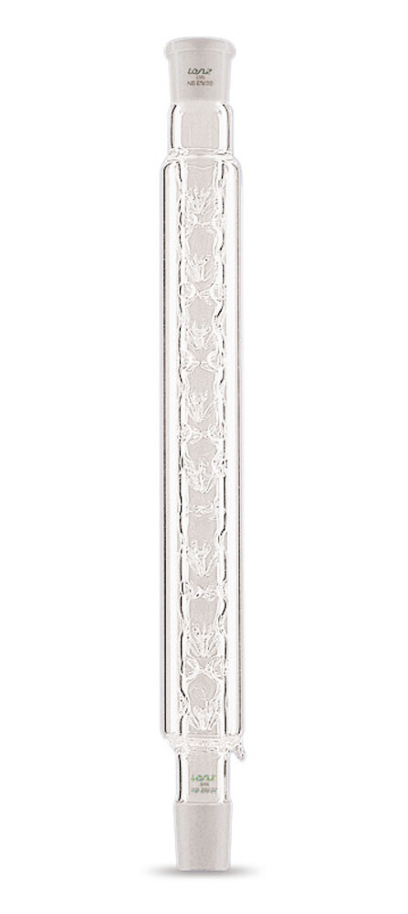 Vigreux column with fused-on vacuum shell, 200 mm, 14/23, 1 Piece