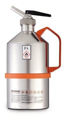 Safety laboratory canister polished, with microdispenser and overpressure valve, 2 l, 02D2, 1 Piece