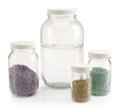 Wide mouth bottle standard, 250 ml, 58-400, 24 Piece(s)