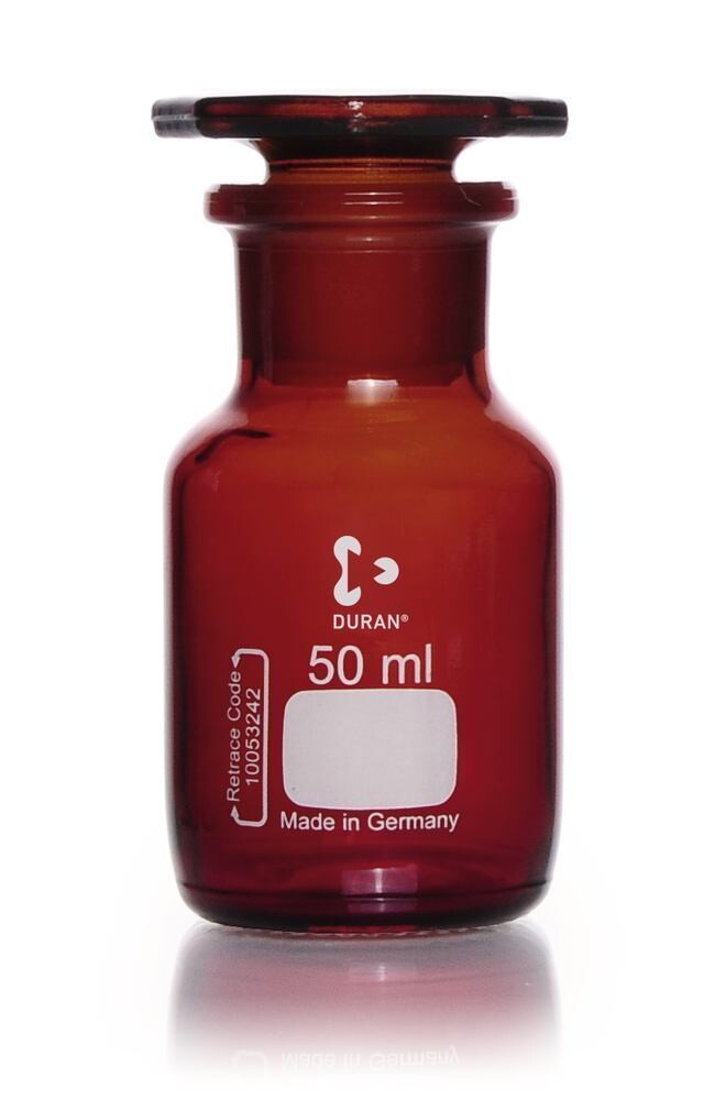 Wide mouth bottle DURAN® with ground glass joint Brown glass, 20000 ml, 1 Piece